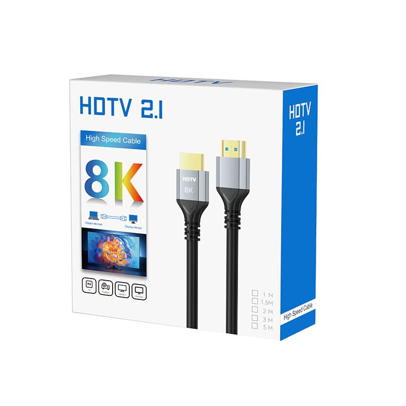 HDMI 2.1 Kabel, 3m, 8K 144Hz High-Speed Gold-Plated